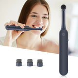 Rotary Electric Soft Bristles Removable Head Oral Cleaning Tool USB Rechargeable Adult Toothbrush Portable