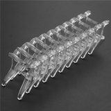 20 Pcs Acrylic Small Collectibles Display Stands for Displaying Crystal Geodes Rock Mineral Agate Fossil Coral S