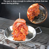 Roasting Grill Stand Roaster Rack Kitchen Outdoor BBQ Tools Carbon Steel Non-stick Grilled Chicken Plate