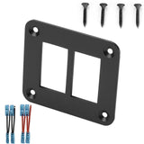 DIY 2 3 Gang Dual LED Marine Rocker Panel SPST ON-OFF For Car Switch Boat Truck 12V 24V 5 Pin