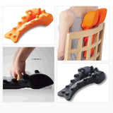 Humpback correction device, massage pillow, cervical spine home shoulder neck back traction device massager