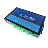 8 Serial Port RS485 To Ethernet Converter IOT Device serial Server USR-N580 Support Modbus MQTT