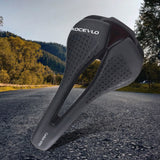 Hollow Saddle Carbon Fiber Bow Lightweight Bike Multifunctional Bicycle Comfort Seat for Outdoor Cycg Sports