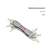Universal DSLR Camera Rig Folding Screwdrivers and Hex Key Wrenches Tool Set with Seven Functional Tools