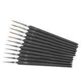 Detail Brush Set Painting Premium Synthetic Miniature Paint Brushes Fine Art Models for Artists
