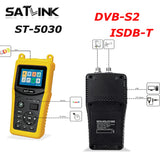 Satk ST-5030 ISDB-T DVB-S2 Digital Satellite Signal Finder Meter ISDBT 2.4inch LCD vs WS-6933 ST-5260 ST-5155 V10 FINDER PRO