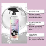 Multi-Function Tire Rim Wheel Cleaner Rust Remover Rapid Removal Of Brake Dust Safe For Automobile RV