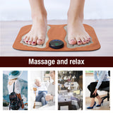 3D Smart Massage Feet Massager 6 Modes 15 LevelsImprove Blood Circulation Relax Muscles Slim Legs Rechargeable Foot Pad