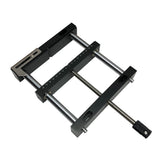 200*412mm Aluminium Fixture Flat Tongs Screw Parallel-jaw Vice Plain Vise QGG for DIY Wood Metal Working