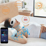 Hot Compress Massager Smart Care Device with Music for Migraines Relax Reduce Eye Strain Dark Circles Improve Sleep