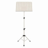 Metal Music Sheet Stand with Tripod Base - Sturdy Orchestral Book Holder for Instrumental Performance & Band Travel