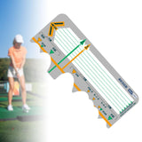 Practice Stand Mat, Gollignment Swing Trainer, Golf Training Aid for Sports