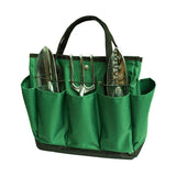 Portable 8 pocket Garden Tool Bag Multi Pocket Tote Garden Handle Tools Organizer Storage Bag Metal Parts Hardware Toolkit Bag
