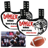 Plate Football Backplate Hard Shell Lower Back High Impact Padding Shoulder Pad for Outdoor Sports