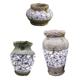 Resin Plant Vase Holder - Gift & Decoration For Balcony, Living Room, Outdoor Shelf
