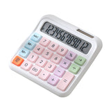 Desktop Calculator 12 Digit Large LCD Display Big Button Calculators Solar Power and Battery Operated Suitable for Office