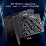 ezcap324B Gamer Raw - PCIE 4K Video Game Capture Card for Recording & Live Streaming of Gaming Systems and Camcorders