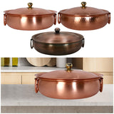 Traditional Copper Chafing Dish - Thick For Ramen & Soup