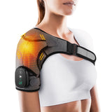 Electric Heating Belt Vibration Shoulder Massage Pad Support Brace Arthritis Joint Pain Relief Health Care