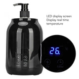 Essential Oil Heater LED Display Temperature Adjust Single Massage Oil Bottle Warmer for Body Relaxation Massage Use