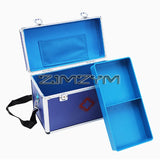 Aluminum Alloy Medicine Box Case with Handle Sturdy First Aid Kit Metal Household Organizer Chest Portable Cabinet