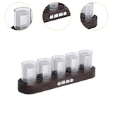 Nixie Tube Retro Design Creative USB Interface Clock - Multi Mode Adjustment, Glow Tubes for Bedroom Bookshelf