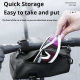 ESLNF Bike Portable Handlebar Multi-purpose Large Capacity Backpack MTB Road Cycg Frame Tube Bag Shoulder Bags