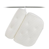 Home 4D High Elastic Bath White Net Surface Comfort Bathtub APS Headrest Bathroom Universal Non-Slip Neck Massage Pillow