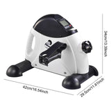 Mini Peddler Portable Foot Pedal Exercise hine Adjustable Under Desk Bike LED Display for Seniors