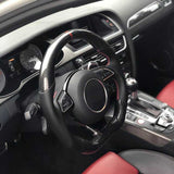 Nappa Perforated Leather Fit for Audi B8.5 RS3 RS4 RS5 RS6 RS7 2013 2014 2015 2016 Carbon Fiber Steering Wheel Modification