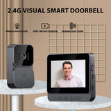 2.4G Wireless Visual Doorbell - With Screen, Smart High-definition Video Monitoring, Intelligent, Two-Way Intercom