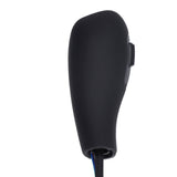 LED Automatic Gear Shift Knob Easy Clean Soft Gear Shift Knob Lever with Red Button for Vehicle