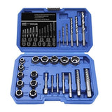 Bolts Extractor Set With Hex Adapter, Out Broken Lug Nut Extractor Stripped Screw Remover Set