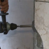 SDS Plus Tile Width 75mm Length 165mm Angle 15 ° Chisel Cemented Carbide Professional Tool