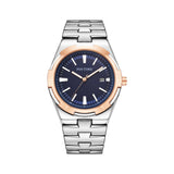 PINTIME Men's Watches Stainless Steel Strap Fashion Quartz Wristwatch Calendar Luminous Waterproof 3br Casuals Reloj Hombre Gift