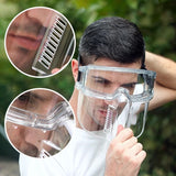 Multipurpose Ergonomic Transparent Protected Shield for Work Polish Welding Dust Oil Splash Resistant Full Face Mask