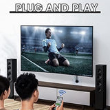 Wireless -Compatible Display Dongle Adapter Black No Need APP Video/Audio From Laptop, PC, Smartphone To HDTV Projector