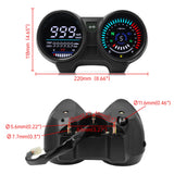 For Brazil TITAN for Honda CG150 2004-2009 Fan150 Newest Digital LED Electronics Motorcycle Temperature Meter Speedometer