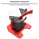45°-90° AT-CJ Angle Station Table Plastics Rods Plastic Sheets Cutting Platform with Damping Adjustment