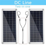 2 in 1 30cm DC e Solar Panel Kit 12V USB With Controller Solars Cells for Car Yacht Moblie Phone Battery Charger Tool