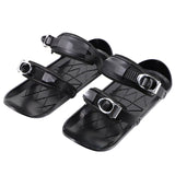 Short Adjustable Skiing Shoes Mini Ski Snowblades Portable Ice Skates for Winter Outdoor Sports