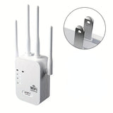 1200Mbps dual band Repeater 2.4/5GHz, WiFi range extender, 4 antennas, 360 ° coverage, Ethernet port support