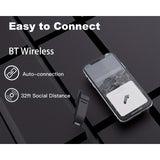 Wireless earphones, single earphone translation with rechargeable lithium polymer battery