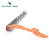 Boundelss Voyage Titanium Pegs Ultralight Stakes Pins Outdoor Accessories Heavy Duty Tent Nails