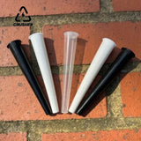 CRUSHER 100Pcs 109mm Roll Paper Storage Tube Waterproonti-odor Plastic Tobacco Grass Cigarette Container Holder