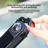 Insta360 Cage Metal Protective Action Camera Rig for insta360 X4 Extend Mic Video Light VRIG model GA-01 compatible