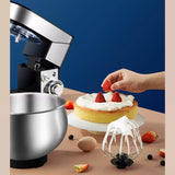 Electric Stand Food Mixer Stainless Steel Chef hine 5L Bowl Cream Blender Knead Dough Cake Bread Whisk Egg Beater