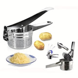1pc, Juicer, Multifunctional Fruit Vegetable Juicer, Stainless Steel Manual Water Squeezer With Packaging Box Kitchen