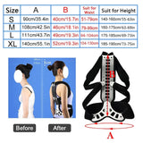 Adjustable Posture Corrector Back Support-for Hunched Back, Kyphosis Vertebral Compression Fracture Men and Women