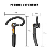 Bluetooth 5.0 Earphones Handsfree HIFI Wireless Headset Waterproof Earpiece With Mic Fingerprint Touch Earphone